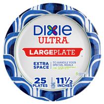 Pratos de Papel Dixie Ultra 29 cm Pacote com 25 Unidades Resistente Pratos de Papel Dixie Ultra 29 cm Pacote com 25 Unidades Resistente