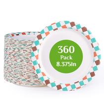 Pratos de papel FOCUSLINE, pacote 360, 21 cm, à prova de imersão e à prova de cortes Pratos de papel FOCUSLINE, pacote 360, 21 cm, à prova de imersão e à prova de cortes