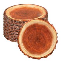 Pratos de papel FULJOOY Rustic Wood Grain 23 cm 120 unidades Pratos de papel FULJOOY Rustic Wood Grain 23 cm 120 unidades