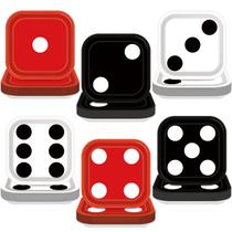 Pratos de papel Justforjoyful Casino Dice 48 unidades para 48 convidados Pratos de papel Justforjoyful Casino Dice 48 unidades para 48 convidados