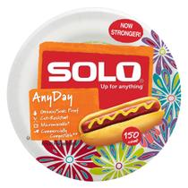 Pratos de papel SOLO AnyDay Mega Pack de 8,5 polegadas e 150 quilates