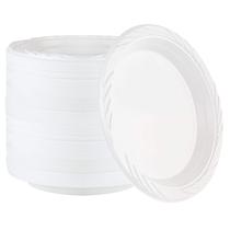 Pratos de plástico descartáveis PLASTICPRO 7 polegadas 200 unidades Pratos de plástico descartáveis PLASTICPRO 7 polegadas 200 unidades