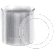 Pratos de plástico FOCUSLINE de 7 polegadas e 100 unidades transparentes para eventos Pratos de plástico FOCUSLINE de 7 polegadas e 100 unidades transparentes para eventos