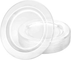 Pratos de plástico Lillian TableSettings Premium 10,25 em pacote com 30 Pratos de plástico Lillian TableSettings Premium 10,25 em pacote com 30