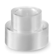 Pratos de plástico Munfix 100 Clear 50 Dinner 25cm 50 Salad 18cm