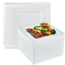 Pratos de plástico Vplus 90 peças, 24 cm, prata, descartáveis