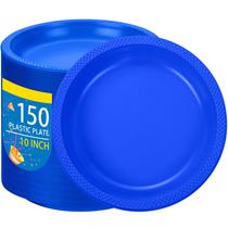 Pratos de plástico WELLIFE Royal Blue 25 cm (150 unidades) Pratos de plástico WELLIFE Royal Blue 25 cm (150 unidades)