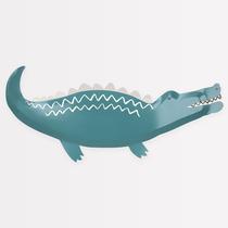 Pratos de safári descartáveis Meri Meri Crocodile Shape Pack 8 Pratos de safári descartáveis Meri Meri Crocodile Shape Pack 8