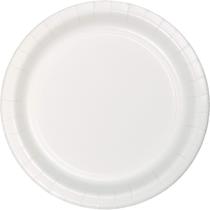 Pratos de sobremesa Creative Converting Bright White (White) (24)
