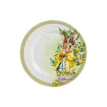 Pratos de Sobremesa Doce Limone Páscoa Coelho 6 pçs Alleanza Pratos de Sobremesa Doce Limone Páscoa Coelho 6 pçs Alleanza