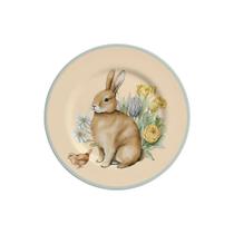 Pratos de sobremesa páscoa alleanza easter colors c/6 und