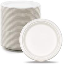 Pratos descartáveis Green Earth Bagasse 9 polegadas 500 unidades