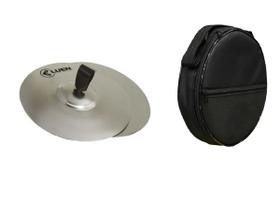 Pratos Fanfarra 10'' (Marcial) Infantil - Luen + Capa Luxo Pratos Fanfarra 10'' (Marcial) Infantil - Luen + Capa Luxo