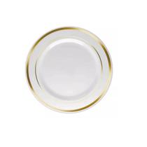 Pratos Luxo Refeição Descartáveis Dourado 25 Unidades Pratos Luxo Refeição Descartáveis Dourado 25 Unidades
