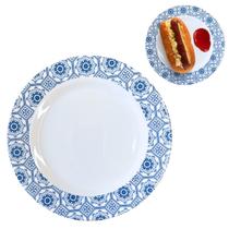 Pratos Melamina Decorado Português Sobremesa 20cm Pratos Melamina Decorado Português Sobremesa 20cm