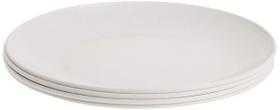 Pratos Nordic Ware Microwave Serveware 10 cm brancos (pacote com 4)