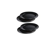 Pratos outdoor preto da tupperware Pratos outdoor preto da tupperware