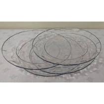 Pratos prisma policarbonato transparente da tupperware