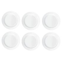 Pratos Rasos Duralex Opaline Menu 24cm 12 Unidades - Nadir 5743 Pratos Rasos Duralex Opaline Menu 24cm 12 Unidades - Nadir 5743