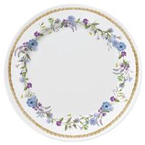 Pratos sobremesa Floral Chic Porcelana 21cm - Germer Pratos sobremesa Floral Chic Porcelana 21cm - Germer