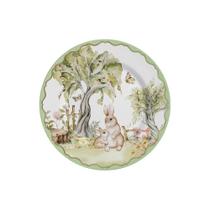 Pratos Sobremesa Magic Easter B Alleanza 6 Pçs - Páscoa Coelho