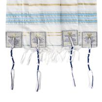 Prayer Shawl Holy Land Market The Messiah Tallit para homens Prayer Shawl Holy Land Market The Messiah Tallit para homens