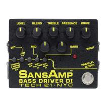 Pré-amplificador de baixo/DI Pedal Tech 21 SanSamp Bass Driver DI V2