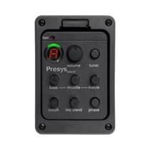Pré-amplificador De Guitarra Acústica Com EQ E Afinador, Microfone Integrado E Captadores Presys Pré-amplificador De Guitarra Acústica Com EQ E Afinador, Microfone Integrado E Captadores Presys