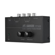 Pré-amplificador Phono KVSERT Ultra PP500 com Ajuste de Volume e Equilíbrio