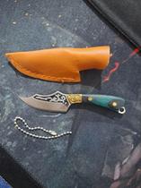 Pré-Cadastro Mini Faca Verde Detalhes Na Lâmina E Na Parte