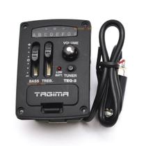 Pre equalizador com afinador para ukulele tagima teq 2