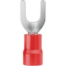 Pre-Isolado Sforplast Forquilha 0,5/1,5 Vermelho M6 100pcs 4779 Pre-Isolado Sforplast Forquilha 0,5/1,5 Vermelho M6 100pcs 4779