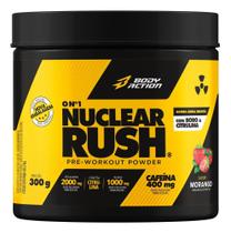 Pré Treino 300g Nuclear Rush Cafeína Beta Alanina Bodyaction Pré Treino 300g Nuclear Rush Cafeína Beta Alanina Bodyaction
