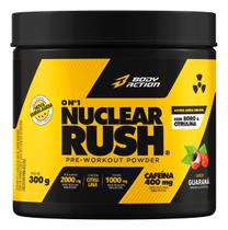 Pré Treino 300g Nuclear Rush Cafeína Beta Alanina Bodyaction