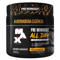 Pré Treino All Day Jorlan Vieira Pote 300g Frutas Amarelas