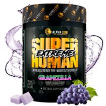 Pré-treino ALPHA LION Superhuman Extreme 21 porções de uva