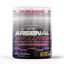 Pré-Treino Arsenal Revolution 350g 320mg Cafeína Sem Açúcar Alta Performance