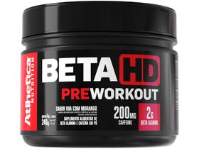 Pré Treino Atlhetica Nutrition Beta HD PreWorkout - Uva com Morango em Pó 240g