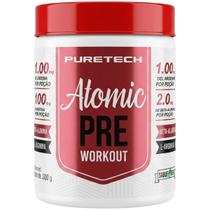 Pré Treino Atomic 300g Puretech - Sabor Maçã Verde Pré Treino Atomic 300g Puretech - Sabor Maçã Verde
