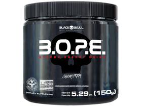Pré Treino Black Skull B.O.P.E. Caveira Preta Frutas Vermelhas 150g