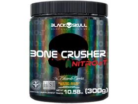 Pré Treino Black Skull Bone Crusher Nitro 2T - em Pó 300g Maça Peruana e Frutas Amarelas