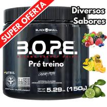 Pré Treino BOPE Black Skull 150g Energia, Força e Performance Pré Treino BOPE Black Skull 150g Energia, Força e Performance