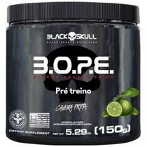 Pré Treino BOPE Black Skull 150g Sabor Limão Energia, Força e Performance Pré Treino BOPE Black Skull 150g Sabor Limão Energia, Força e Performance
