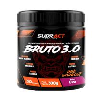 Pré Treino Bruto 3.0 Sabor Uva 300g Sudract Nutrition