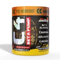 Pré Treino C4 Beta Pump Pre Workout Pote 225g New Millen Frutas Amarelas