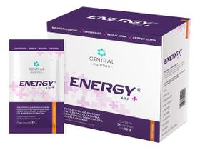 Pre Treino Energy Atp+ 30 Sachês Tangerina Central Nutrition