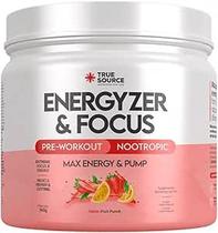 Pré Treino Energyzer & Focus - Sabor Fruit Punch 360g - True Source