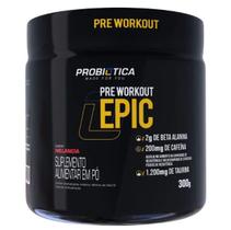 Pre Treino Epic 300g Sabores - Probiotica rende 60 doses