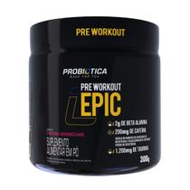 Pré Treino Epic Frutas Vermelhas 300g Força e Resistência Probiótica Pré Treino Epic Frutas Vermelhas 300g Força e Resistência Probiótica