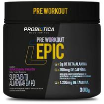 Pré Treino Epic Probiótica Pote 300G Brazilian Fruits